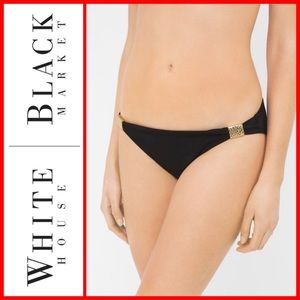 White House Black Market Gathered Bikini Bottom